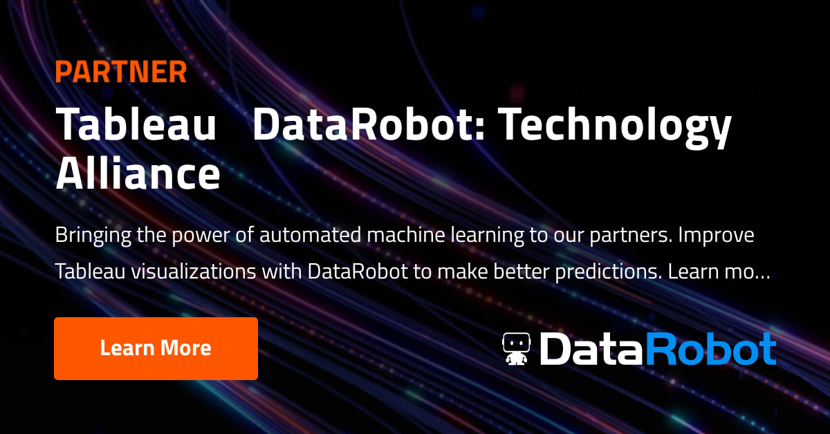 Tableau for machine learning clearance